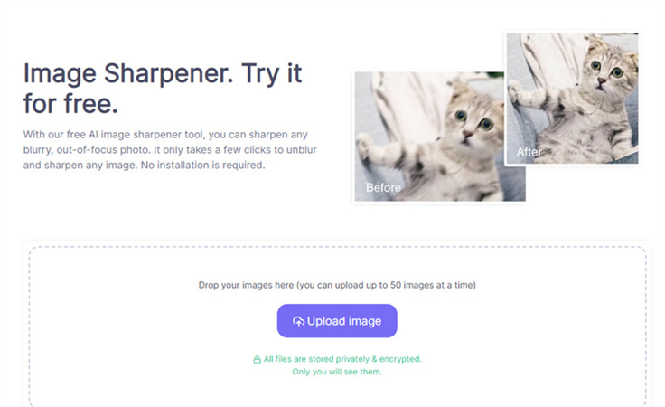 ai photo sharpening free online with neural love