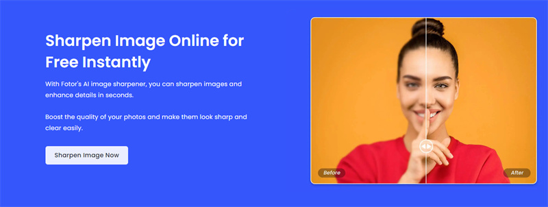 ai image sharpener with fotor
