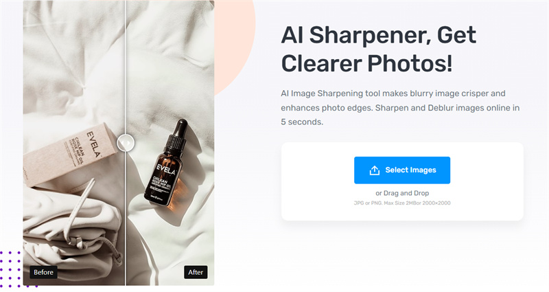 photo sharpening ai free with imglarger