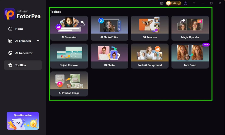 hitpaw fotorpea has a suite of tools for professional business photography