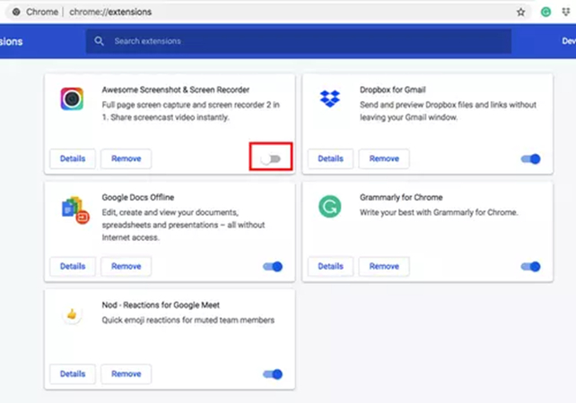 fix 233011 with turnoff adds on