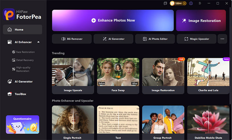 upload the imaged on photo sharpening software