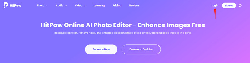 how to login hitpaw online