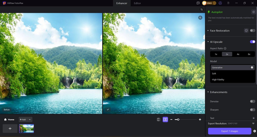 export your processed image