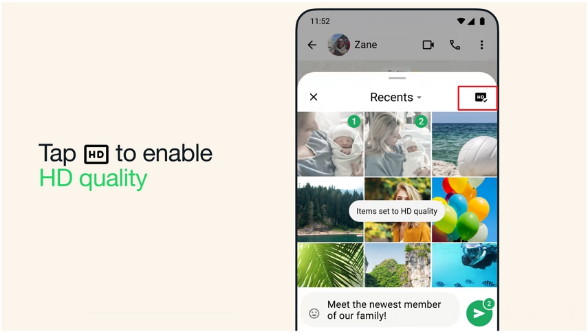send hd video on whatsapp