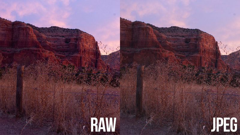 raw photo format captures everything your camera sees