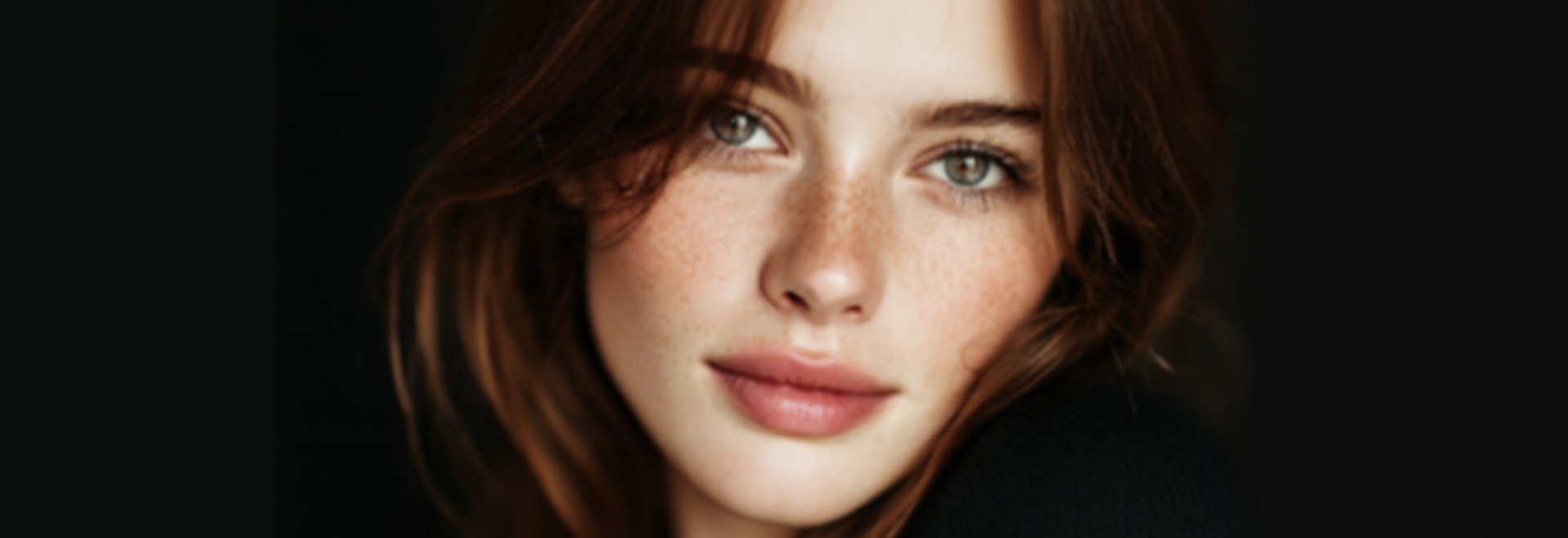 blurry selfie portrait