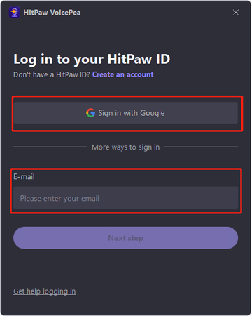 complete registration of HitPaw VoicePea